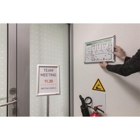 DURABLE Posztertábla, fali, A3, alumínium keret, DURABLE