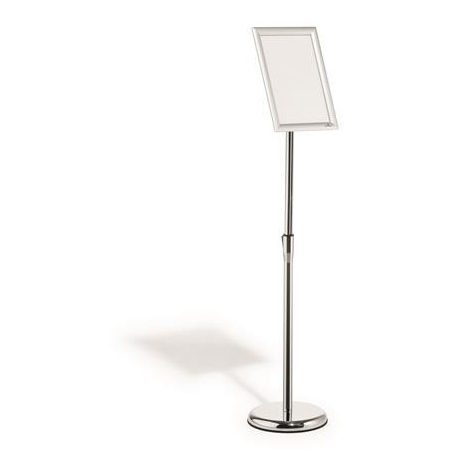 DURABLE Posztertábla, állványos, A4, alumínium keret, DURABLE