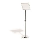 DURABLE Posztertábla, állványos, A4, alumínium keret, DURABLE