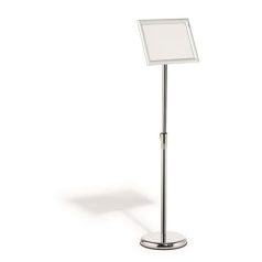   DURABLE Posztertábla, állványos, A4, alumínium keret, DURABLE