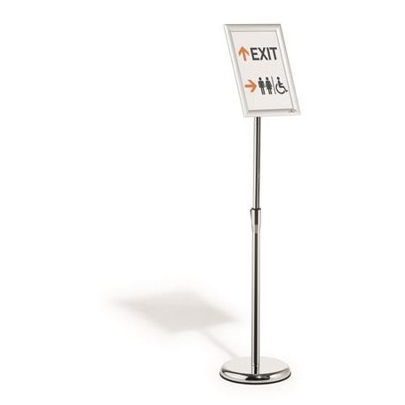 DURABLE Posztertábla, állványos, A4, alumínium keret, DURABLE