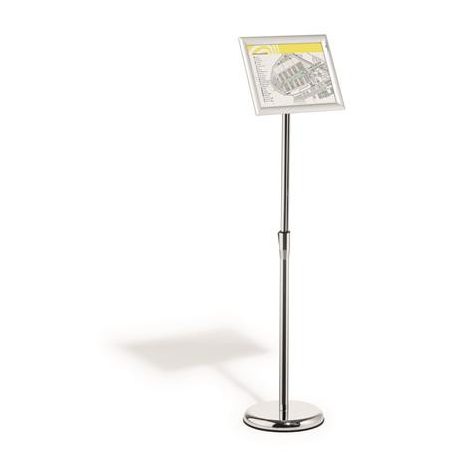 DURABLE Posztertábla, állványos, A4, alumínium keret, DURABLE