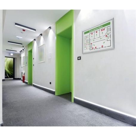 DURABLE Posztertábla, fali, A2, alumínium keret, DURABLE