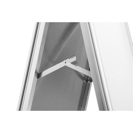 DURABLE Megállító tábla, poszteres, A1, DURABLE "Fold Outdoor", ezüst