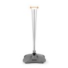 DURABLE Megállító tábla, poszteres, talppal, A1, DURABLE "Heavy Base Outdoor", ezüst