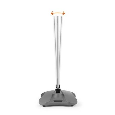 DURABLE Megállító tábla, poszteres, talppal, A1, DURABLE "Heavy Base Outdoor", ezüst
