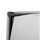 DURABLE Megállító tábla, poszteres, talppal, A1, DURABLE "Heavy Base Outdoor", ezüst