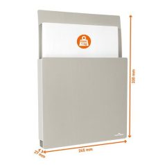   DURABLE Dokumentumtartó, A4, öntapadó, DURABLE "Info Box", szürke