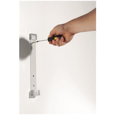 DURABLE Bemutatótábla tartó, fali, 5 db bemutatótáblával, DURABLE "VARIO® WALL 5", narancssárga