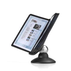   DURABLE Bemutatótábla tartó, asztali, 10 db bemutatótáblával, DURABLE, "Motion", fekete