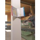 DURABLE Bemutatótábla tartó, fali, 10 db bemutatótáblával, DURABLE "FUNCTION WALL 10", vegyes szín