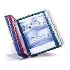 DURABLE Bemutatótábla tartó, asztali, 20 db bemutatótáblával, DURABLE "VARIO®", vegyes színek