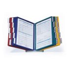 DURABLE Bemutatótábla tartó, asztali, 20 db bemutatótáblával, DURABLE "VARIO®", vegyes színek