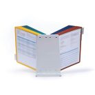 DURABLE Bemutatótábla tartó, asztali, 20 db bemutatótáblával, DURABLE "VARIO®", vegyes színek