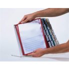 DURABLE Bemutatótábla tartó, asztali, 20 db bemutatótáblával, DURABLE "VARIO®", vegyes színek