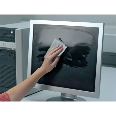 DURABLE Tisztítókendő, képernyőhöz, 100 db, DURABLE "SCREENCLEAN® BOX 100"