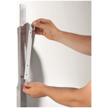 DURABLE Bemutatótábla tartó, fali, mágneses, 5 db bemutatótáblával, DURABLE "VARIO® 5 MAGNET", fekete