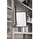 DURABLE Bemutatótábla tartó, fali, mágneses, 5 db bemutatótáblával, DURABLE "VARIO® 5 MAGNET", fekete