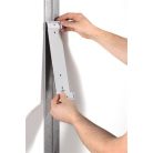 DURABLE Bemutatótábla tartó, fali, mágneses, 10 db bemutatótáblával, DURABLE "VARIO® 10 MAGNET", fekete