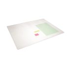 DURABLE Könyökalátét, 500x650 mm, DURABLE, áttetsző