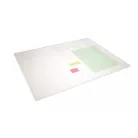 DURABLE Könyökalátét, 500x650 mm, DURABLE, áttetsző