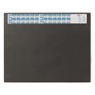 DURABLE Könyökalátét, 650x520 mm, éves kalendárral, DURABLE, áttetsző