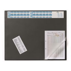   DURABLE Könyökalátét, 650x520 mm, éves kalendárral, DURABLE, áttetsző