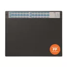 DURABLE Könyökalátét, 650x480 mm, éves naptárral, DURABLE, fekete