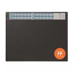   DURABLE Könyökalátét, 650x480 mm, éves naptárral, DURABLE, fekete
