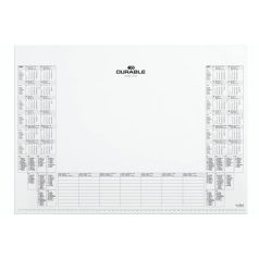   DURABLE Könyökalátét tömb, 570x410 mm, éves naptárral, DURABLE