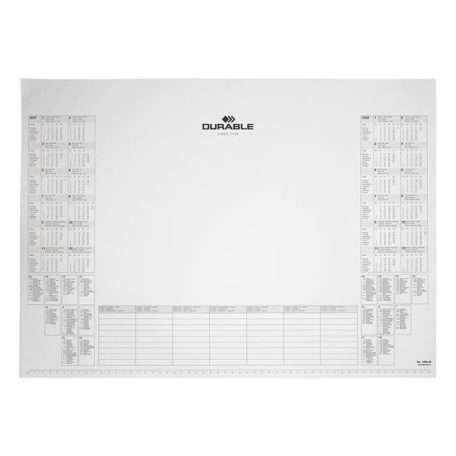 DURABLE Könyökalátét tömb, 570x410 mm, éves naptárral, DURABLE
