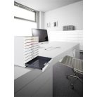 DURABLE Irattároló, műanyag, 10 fiókos, DURABLE "VARICOLOR® 10", fehér