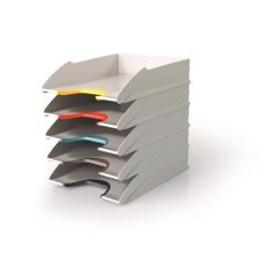   DURABLE Irattálca szett, műanyag, 5 részes, DURABLE "VARICOLOR MIX"