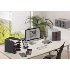 DURABLE Irattálca szett, műanyag, 5 részes, DURABLE "VARICOLOR MIX"