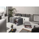 DURABLE Irattálca szett, műanyag, 5 részes, DURABLE "VARICOLOR MIX"