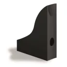 DURABLE Iratpapucs, műanyag, 73 mm, DURABLE "Eco", fekete