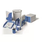 DURABLE Iratpapucs, műanyag, 73 mm, DURABLE "Eco", kék