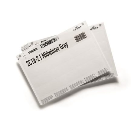 DURABLE Betétlap, 200x27 mm, DURABLE, fehér