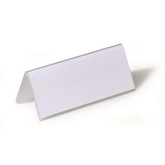 DURABLE Névtábla tartó, asztali, 61/122x150 mm, DURABLE