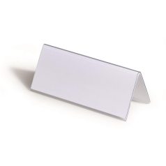 DURABLE Névtábla tartó, asztali, 61/122x150 mm, DURABLE