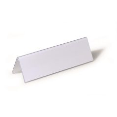 DURABLE Névtábla tartó, asztali, 61/122x210 mm, DURABLE
