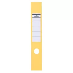   DURABLE Gerinccímke, iratrendezőhöz, öntapadó, 60x390 mm, DURABLE "ORDOFIX®", sárga