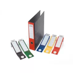   DURABLE Gerinccímke, iratrendezőhöz, öntapadó, 60x390 mm, DURABLE "ORDOFIX®", sárga