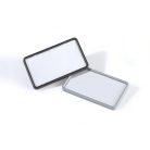 DURABLE Névkitűző, mágnessel, 75x40 mm, DURABLE, fekete