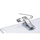DURABLE Névkitűző, csíptetővel és tűvel, PP, 54x90 mm, DURABLE "CLICK FOLD"