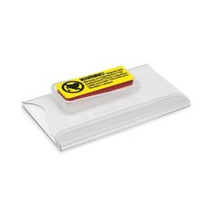   DURABLE Névkitűző, mágnessel, elfordulásgátlóval, 75x40 mm, DURABLE