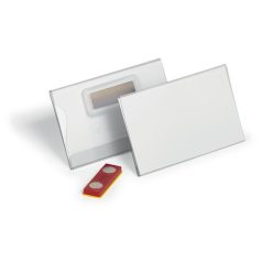  DURABLE Névkitűző, mágnessel, elfordulásgátlóval, 90x54 mm, DURABLE