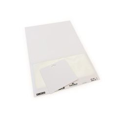   DURABLE Névkitűző, Euro kivágás, 97x86 mm, DURABLE "VISITOR BADGE", fehér