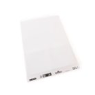 DURABLE Névkitűző, Euro kivágás, 97x86 mm, DURABLE "VISITOR BADGE", fehér