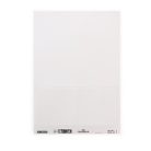 DURABLE Névkitűző, Euro kivágás, 97x86 mm, DURABLE "VISITOR BADGE", fehér